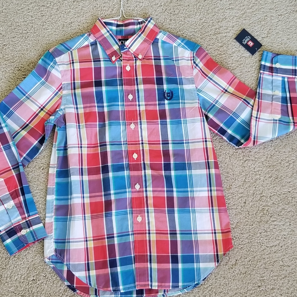 Chaps boys button up shirt